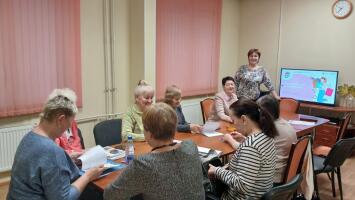 Лекция о рациональном потреблении в центре социального обслуживания населения Пушкинского района Петербурга