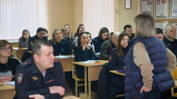 Лекция в межмуниципальном отделе МВД «Светлогорский»