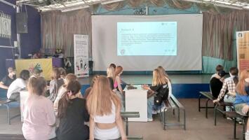 Квиз "Первые деньги" в летнем оздоровительном лагере "Юность"