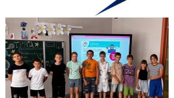Всероссийская просветительская эстафета «Мои финансы» в летнем лагере