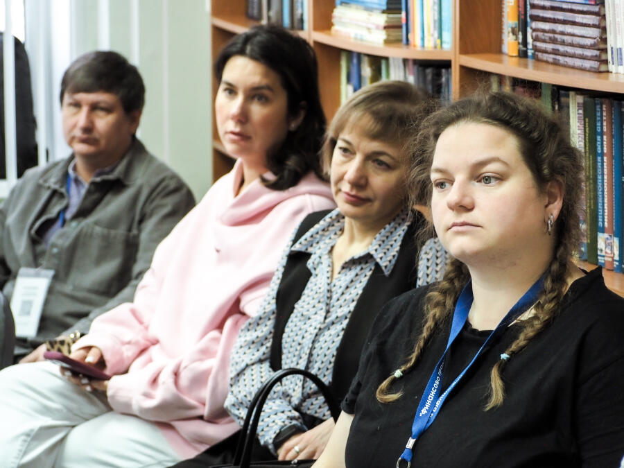 Участники дискуссии. Источник: Центр инициативного бюджетирования НИФИ